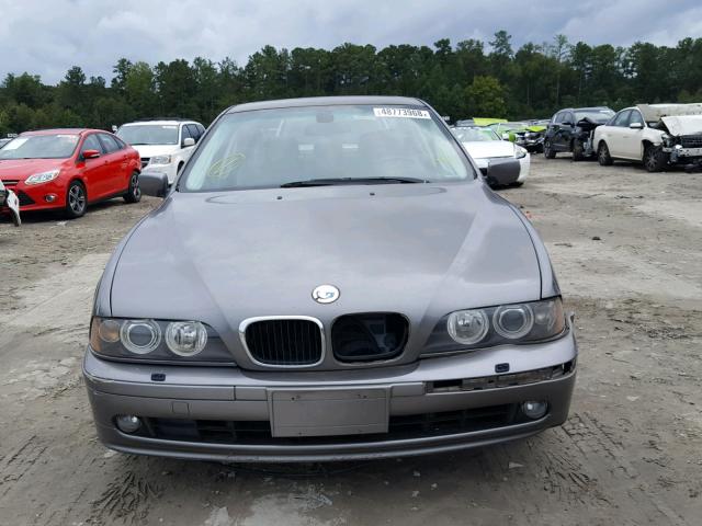 WBADT63483CK35630 - 2003 BMW 530 I AUTO GRAY photo 9