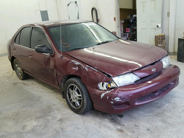 3N1AB41D9XL103795 - 1999 NISSAN SENTRA BAS MAROON photo 1