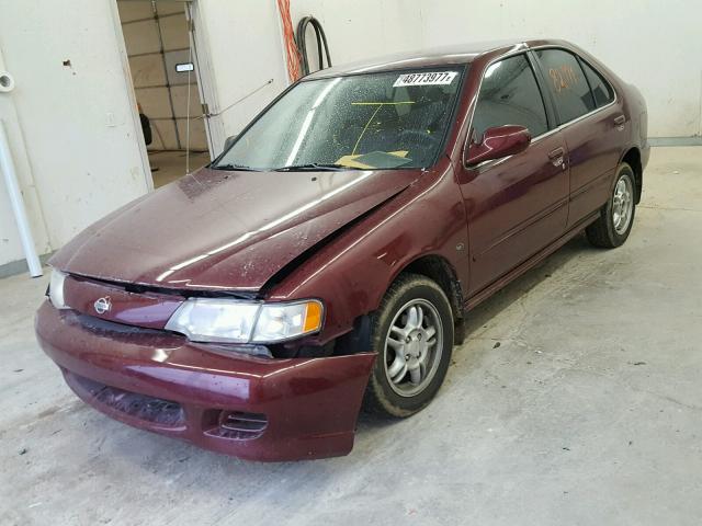 3N1AB41D9XL103795 - 1999 NISSAN SENTRA BAS MAROON photo 2