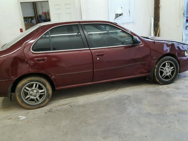 3N1AB41D9XL103795 - 1999 NISSAN SENTRA BAS MAROON photo 9