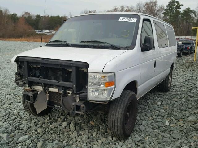 1FBNE31L58DB20130 - 2008 FORD ECONOLINE WHITE photo 2