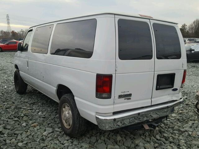 1FBNE31L58DB20130 - 2008 FORD ECONOLINE WHITE photo 3