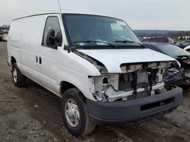 1FTNE2EW4EDA84128 - 2014 FORD ECONOLINE WHITE photo 1