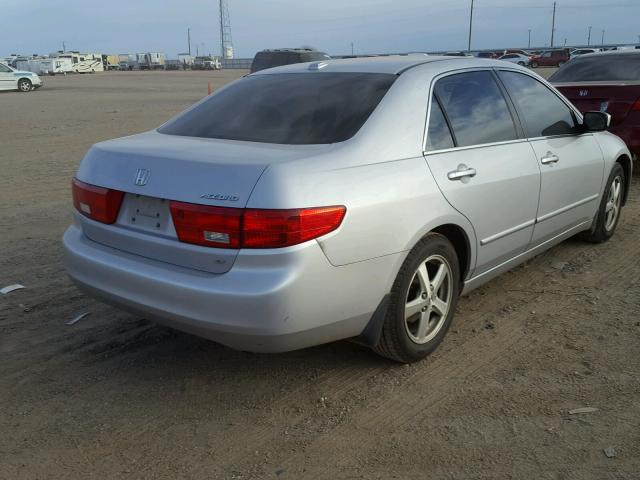 1HGCM55885A187066 - 2005 HONDA ACCORD EX SILVER photo 4