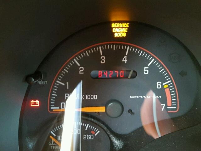 1G2NF52T71M567541 - 2001 PONTIAC GRAND AM S 勃艮第红 照片 8