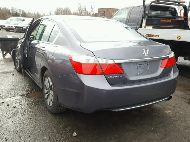 1HGCR2F35DA136335 - 2013 HONDA ACCORD LX GRAY photo 3