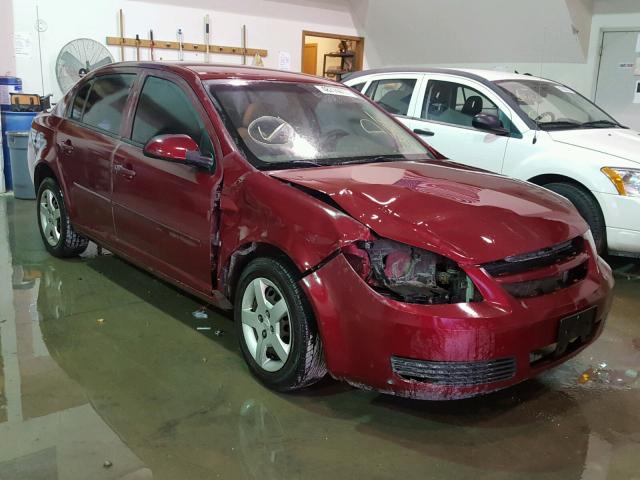 1G1AL55F677238001 - 2007 CHEVROLET COBALT LT MAROON photo 1