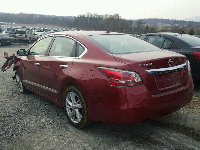 1N4AL3AP6FC107558 - 2015 NISSAN ALTIMA 2.5 RED photo 3