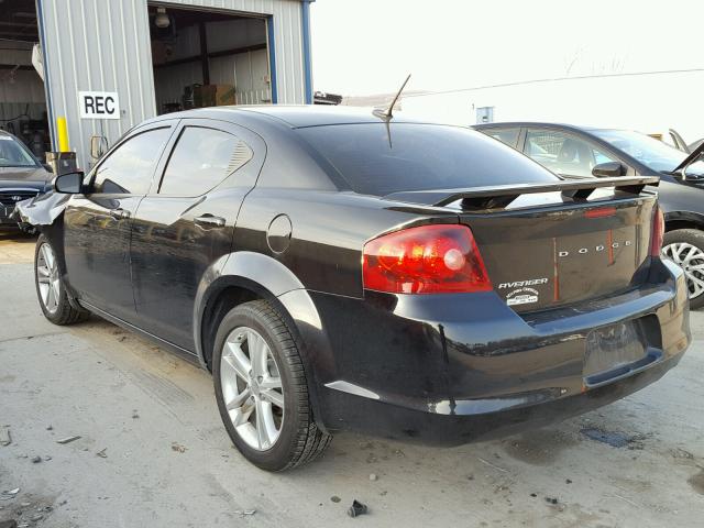 1C3CDZAB2EN226786 - 2014 DODGE AVENGER SE BLACK photo 3