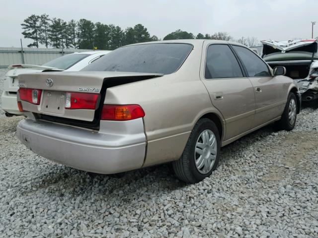 4T1BG22K31U797204 - 2001 TOYOTA CAMRY CE TAN photo 4