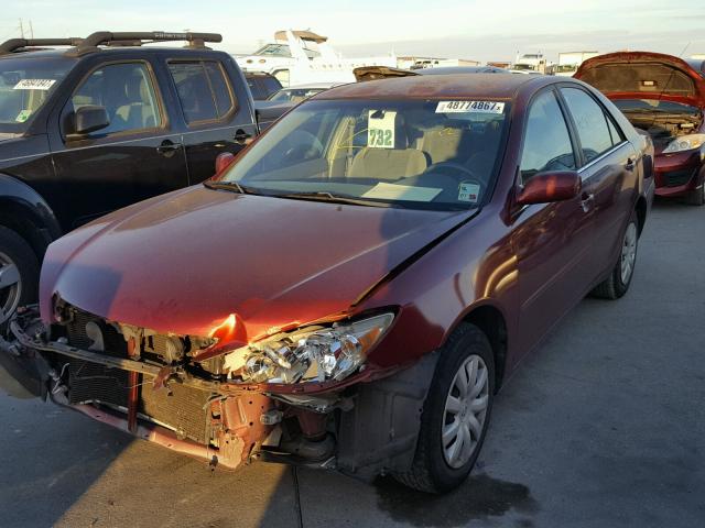 4T1BE32K96U133640 - 2006 TOYOTA CAMRY LE BURGUNDY photo 2