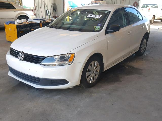 3VW1K7AJXBM343068 - 2011 VOLKSWAGEN JETTA BASE 白色 照片 2