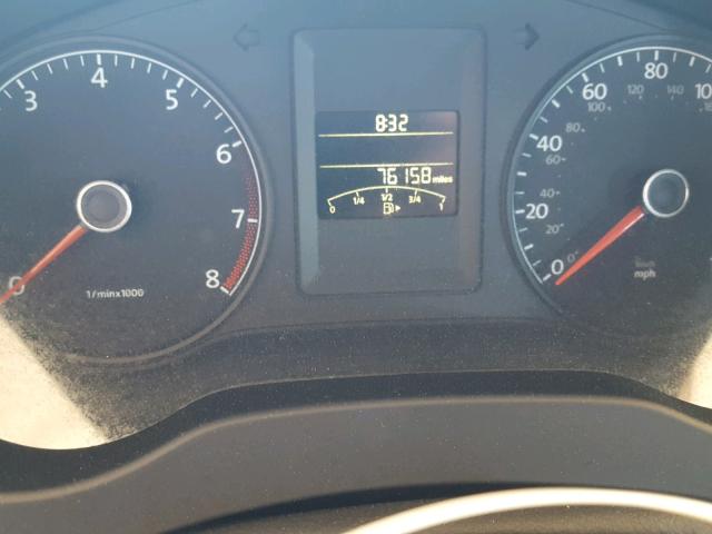 3VW1K7AJXBM343068 - 2011 VOLKSWAGEN JETTA BASE 白色 照片 8