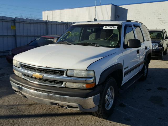 1GNEK13V03J149382 - 2003 CHEVROLET TAHOE K150 WHITE photo 2