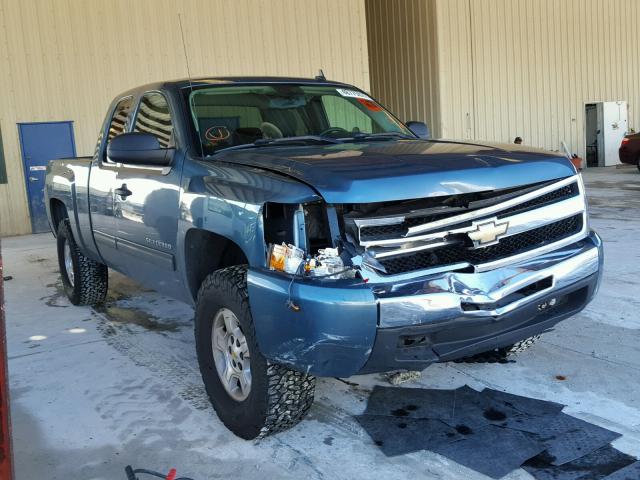 1GCEC29J69Z280424 - 2009 CHEVROLET SILVERADO BLUE photo 1