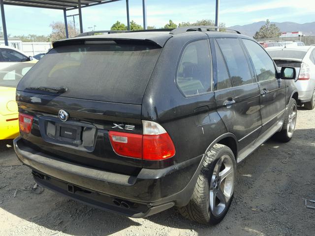 5UXFB53585LV18967 - 2005 BMW X5 4.4I BLACK photo 4