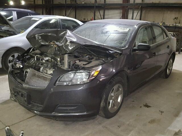 1G11B5SAXDF253596 - 2013 CHEVROLET MALIBU LS GRAY photo 2