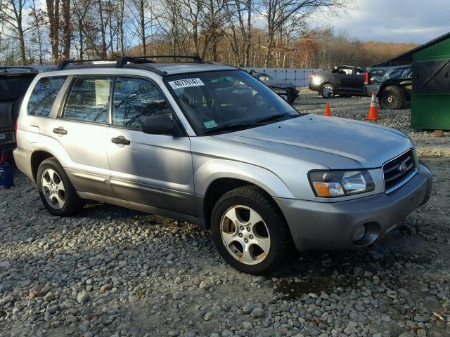 JF1SG65604H720822 - 2004 SUBARU FORESTER 2 SILVER photo 1