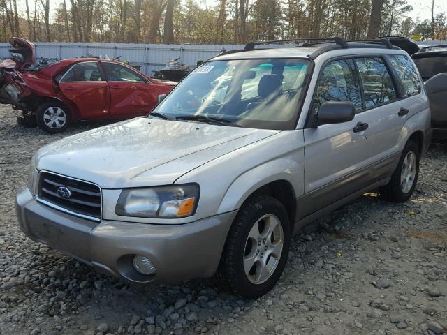 JF1SG65604H720822 - 2004 SUBARU FORESTER 2 SILVER photo 2