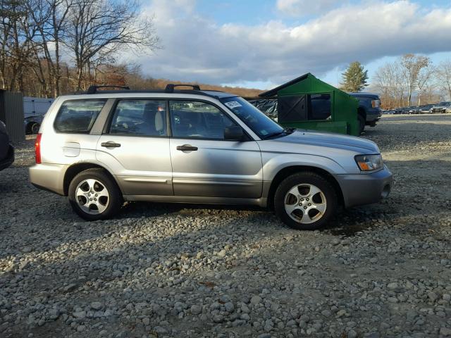 JF1SG65604H720822 - 2004 SUBARU FORESTER 2 SILVER photo 9