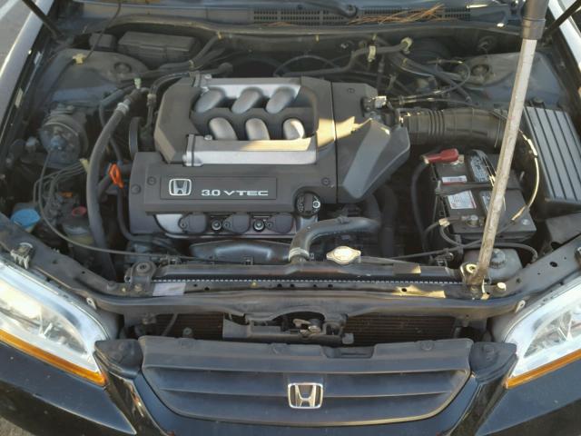 1HGCG2240YA023516 - 2000 HONDA ACCORD LX BLACK photo 7