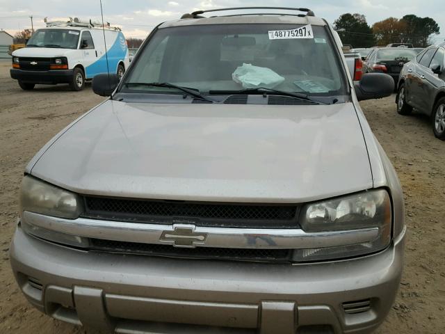 1GNDS13S922524390 - 2002 CHEVROLET TRAILBLAZE BEIGE photo 9