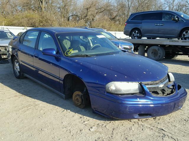 2G1WF52E959231919 - 2005 CHEVROLET IMPALA BLUE photo 1