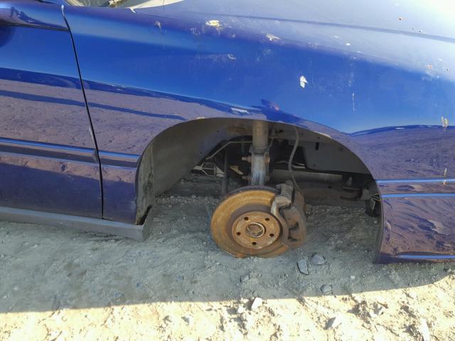 2G1WF52E959231919 - 2005 CHEVROLET IMPALA BLUE photo 10