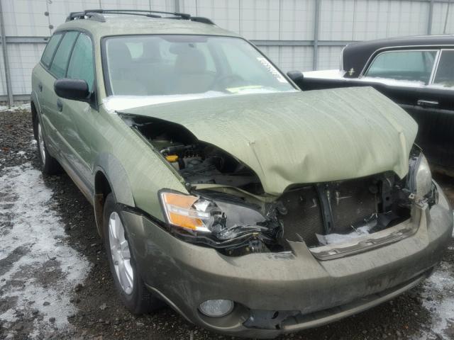 4S4BP61C657365812 - 2005 SUBARU LEGACY OUT GREEN photo 1