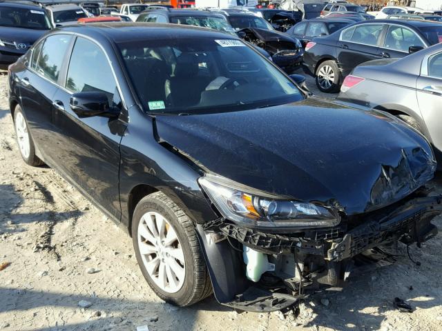 1HGCR2F89DA086518 - 2013 HONDA ACCORD EXL BLACK photo 1