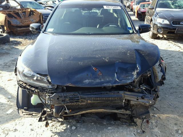 1HGCR2F89DA086518 - 2013 HONDA ACCORD EXL BLACK photo 9