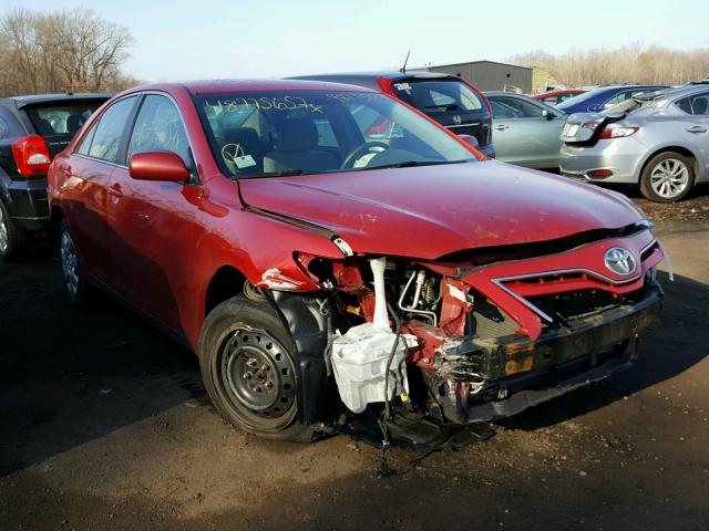 4T1BF3EK2AU067482 - 2010 TOYOTA CAMRY BASE RED photo 1