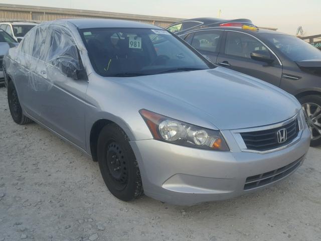 JHMCP263X8C057952 - 2008 HONDA ACCORD LX SILVER photo 1