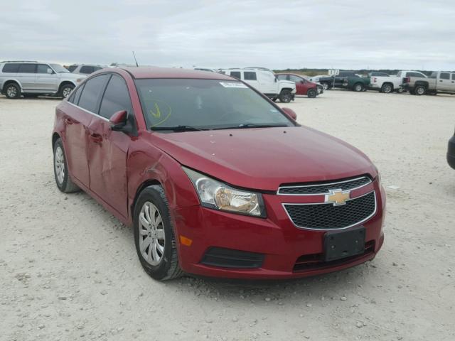 1G1PF5S99B7146888 - 2011 CHEVROLET CRUZE LT RED photo 1