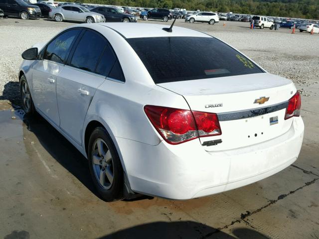 1G1PC5SB6D7101602 - 2013 CHEVROLET CRUZE LT WHITE photo 3