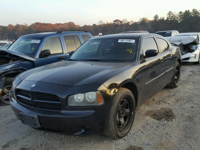 2B3LA43H97H708337 - 2007 DODGE CHARGER SE BLACK photo 2