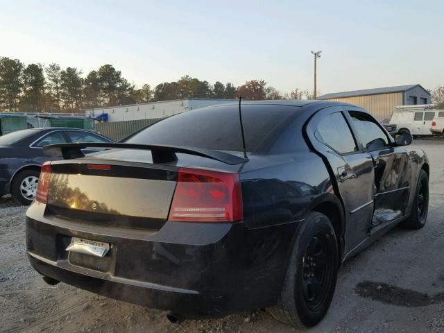 2B3LA43H97H708337 - 2007 DODGE CHARGER SE BLACK photo 4