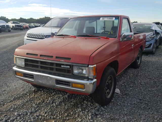 1N6SD11SXRC404418 - 1994 NISSAN TRUCK BASE RED photo 2