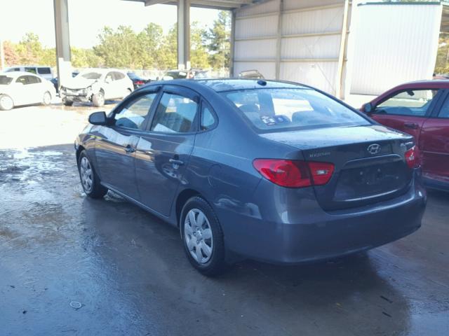 KMHDU46D39U611066 - 2009 HYUNDAI ELANTRA GL GRAY photo 3