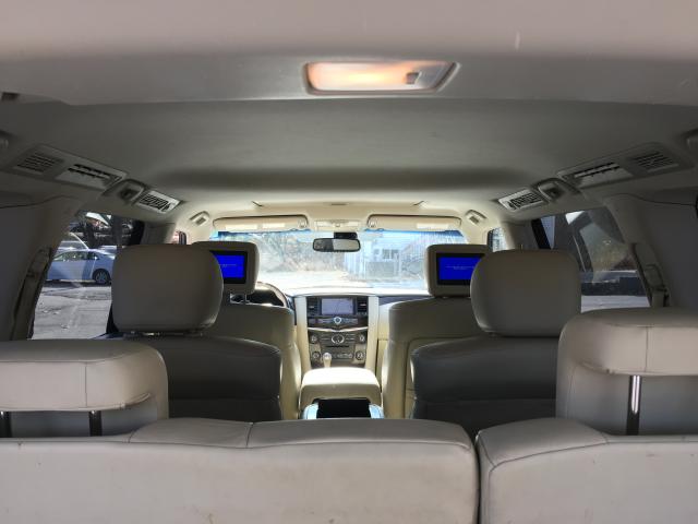 JN8AZ2NE7B9001708 - 2011 INFINITI QX56 WHITE photo 10