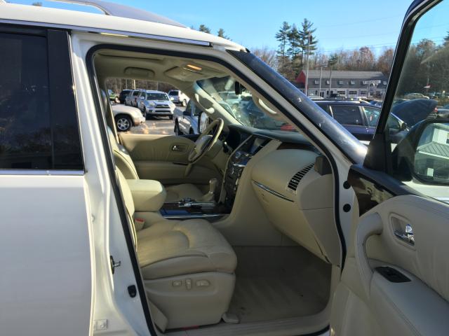 JN8AZ2NE7B9001708 - 2011 INFINITI QX56 WHITE photo 5