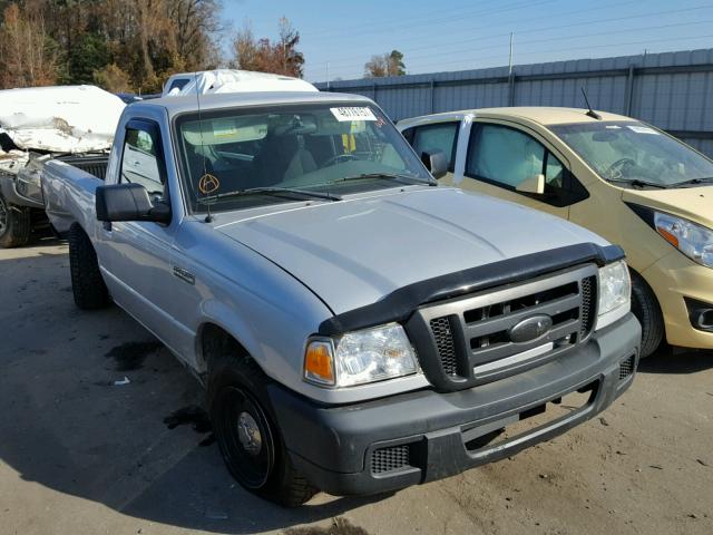 1FTYR10D26PA75316 - 2006 FORD RANGER SILVER photo 1