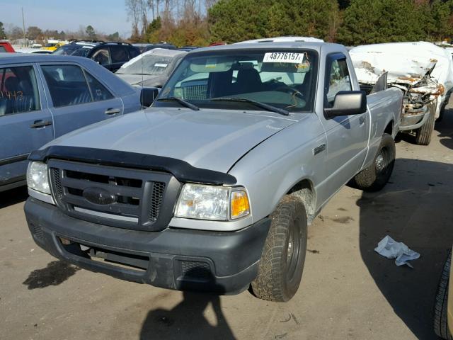 1FTYR10D26PA75316 - 2006 FORD RANGER SILVER photo 2