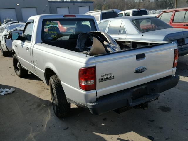 1FTYR10D26PA75316 - 2006 FORD RANGER SILVER photo 3