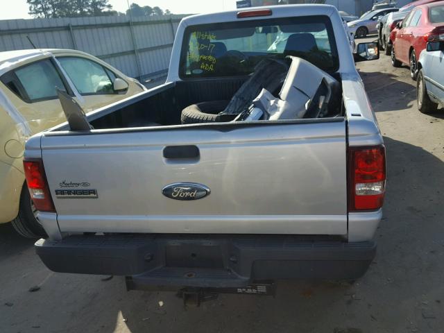 1FTYR10D26PA75316 - 2006 FORD RANGER SILVER photo 6