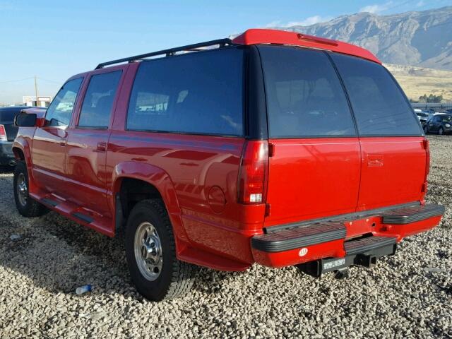 1GNGK26NXRJ373598 - 1994 CHEVROLET SUBURBAN K RED photo 3