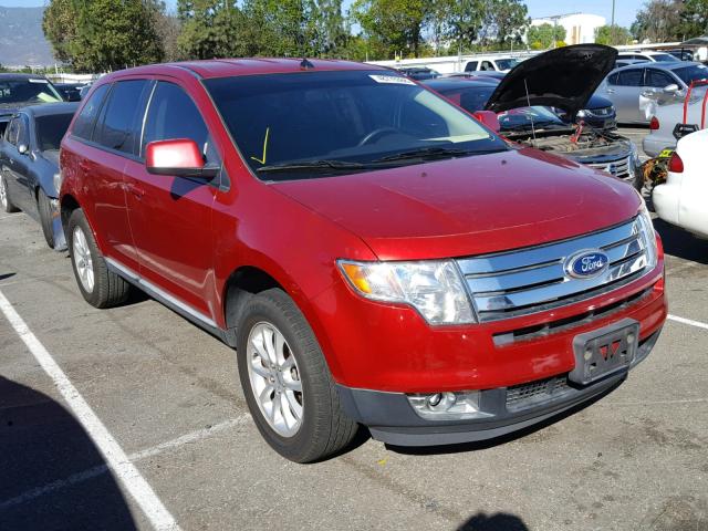 2FMDK3JC8ABA94503 - 2010 FORD EDGE SEL RED photo 1