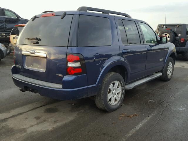 1FMEU73E37UB55604 - 2007 FORD EXPLORER X BLUE photo 4