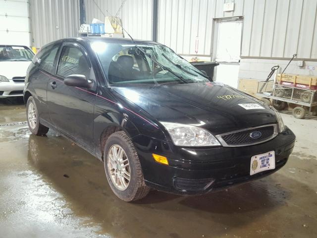 1FAHP31N67W244176 - 2007 FORD FOCUS ZX3 BLACK photo 1