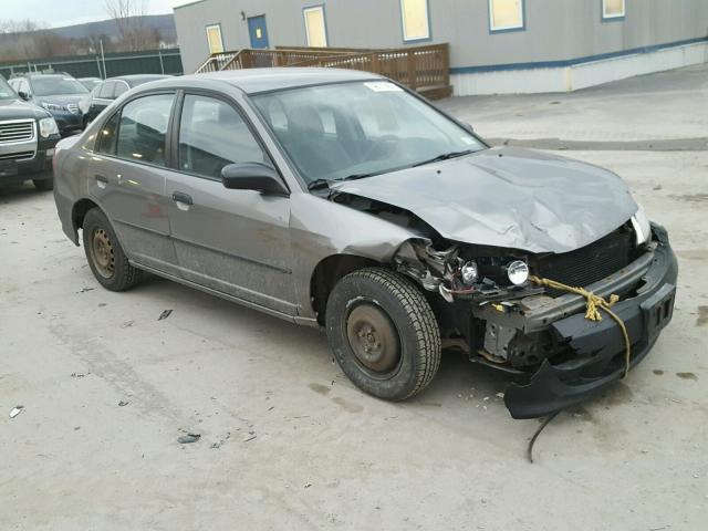 2HGES16365H624199 - 2005 HONDA CIVIC DX V GRAY photo 1